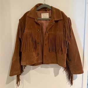 Rylee and Cru fringed jacket